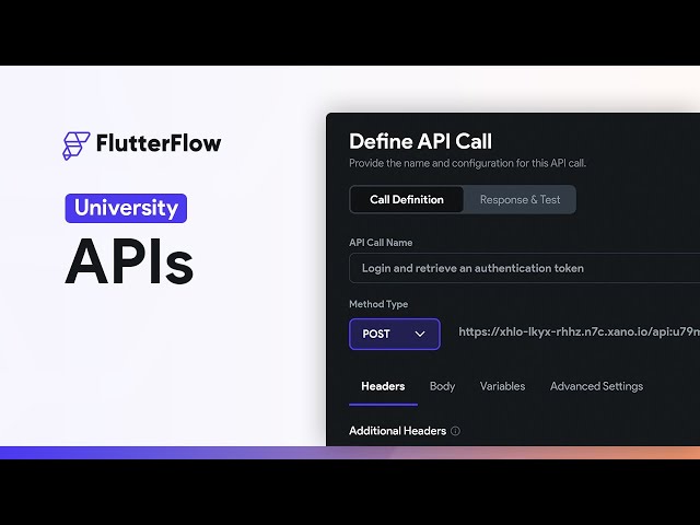 APIs | FlutterFlow University