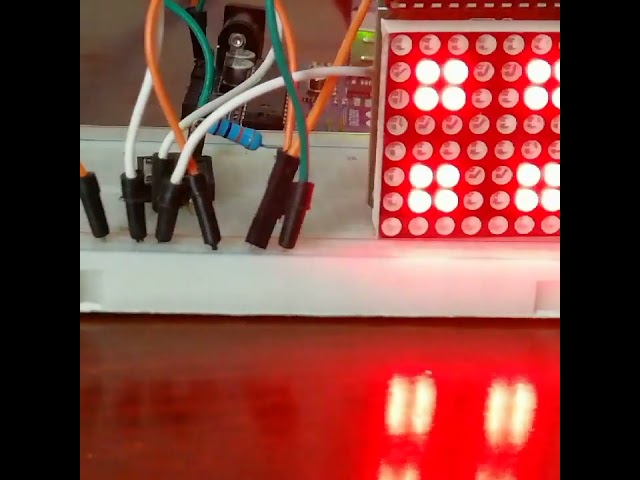 Electronic dice rolling using arduino uno and MAX7219 #arduino #electronic #dice #gaming #led #tech