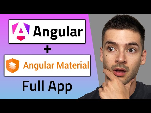 Angular Tutorial with Angular Material | How to Build a Complete App Step by Step