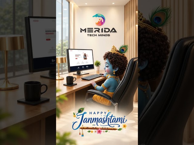 Happy Krishna Janmashtami 2026 🦚 | Divine Wisdom & New Possibilities | Merida Tech Minds