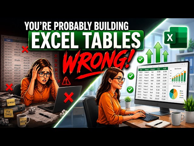 The ONLY Excel Table Guide You Need (Beginner to Pro)