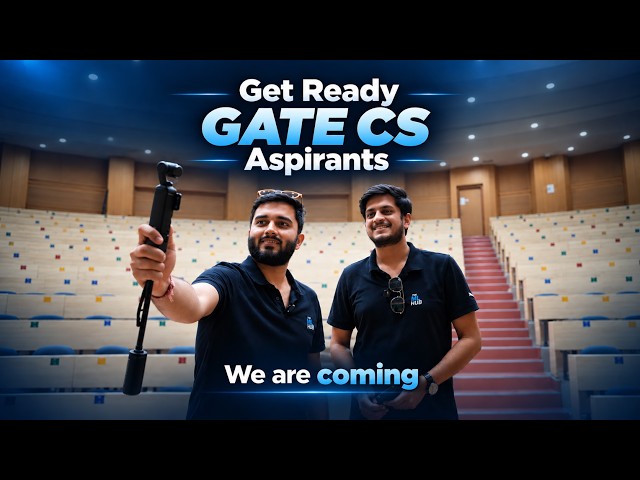 GATE CS Is Coming | The ML Hub | Jay Bansal | Sriniwas Paliwal