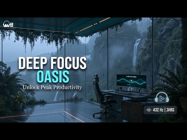 Deep Work Music | Ambient Focus Beats for High Productivity & Flow State Concentration Now