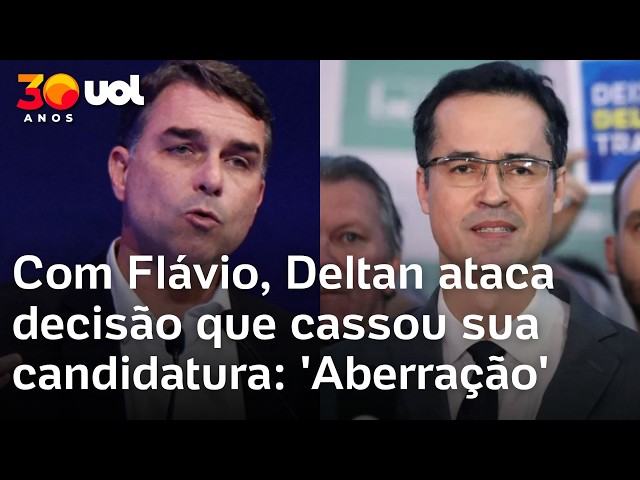 Deltan Dallagnol criticizes decision to revoke his candidacy in live stream with Flávio Bolsonaro...