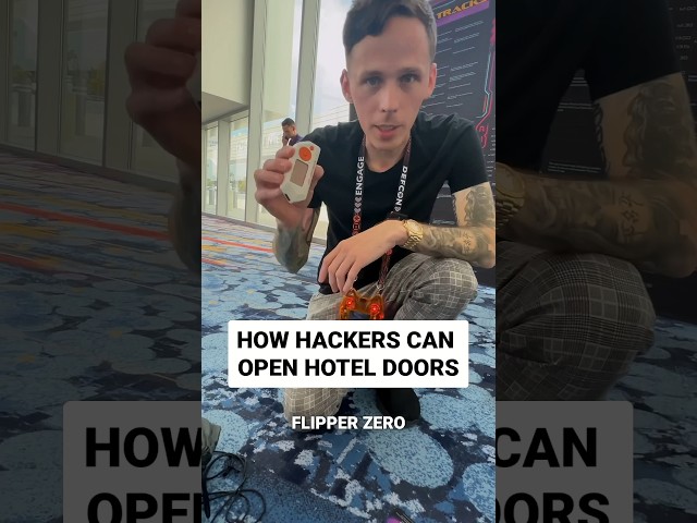 How hackers can open hotel doors with a Flipper Zero @0dayCTF at DEF CON