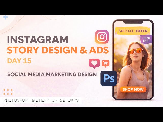 Instagram Story Design & Ads in Photoshop | Social Media Marketing Design | Chandresh Sagar