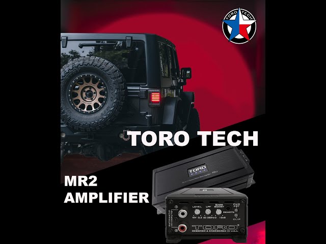 TORO TECH AUDIO MR2 Tiny Mono Subwoofer Mini Amplifier Video