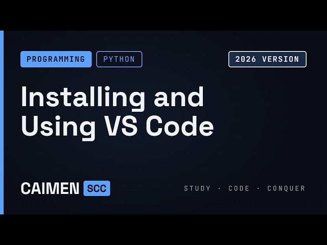 Install Python and VS Code | Hello World Tutorial