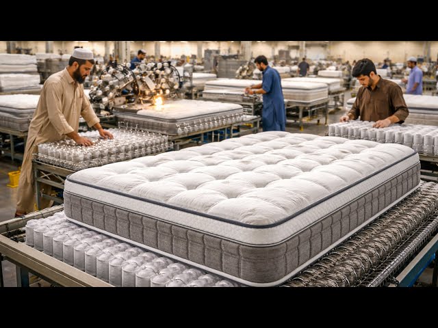 Inside the Factory: The Incredible Process of Making Premium Spring Mattresses