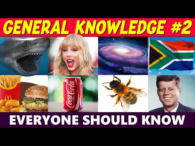 General Knowledge Trivia Quiz #2 🧠 | 100 More Questions Everyone Should Know – Do You?