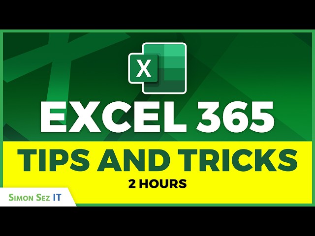 30 Essential Excel Tips and Tricks for 2026 - Excel Productivity Tutorial