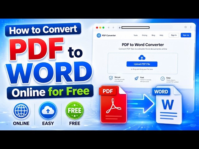 How to Convert PDF to Word Online for Free