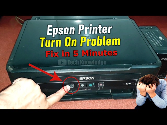 Epson Printer Turn On Problem