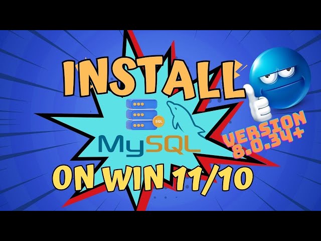 🔴 DBMS L4 | HOW TO DOWNLOAD AND INSTALL MySQL on a Win10 or 11 PC | DBMS Language