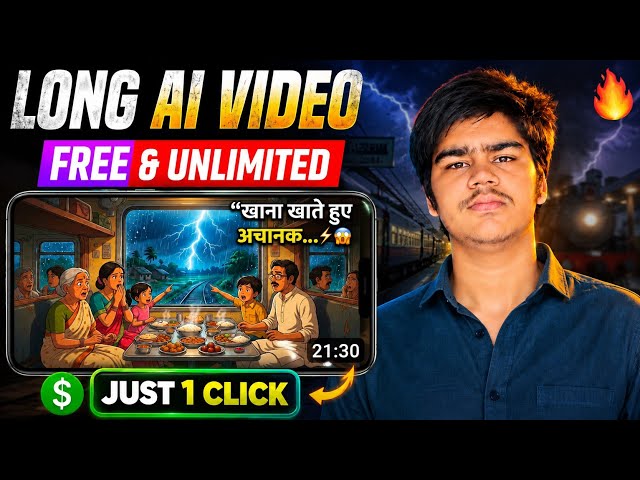 How To Create Long Ai Story Video Free | Ai se (20 Minute)Long Video Kaise Banaye | Full Course 