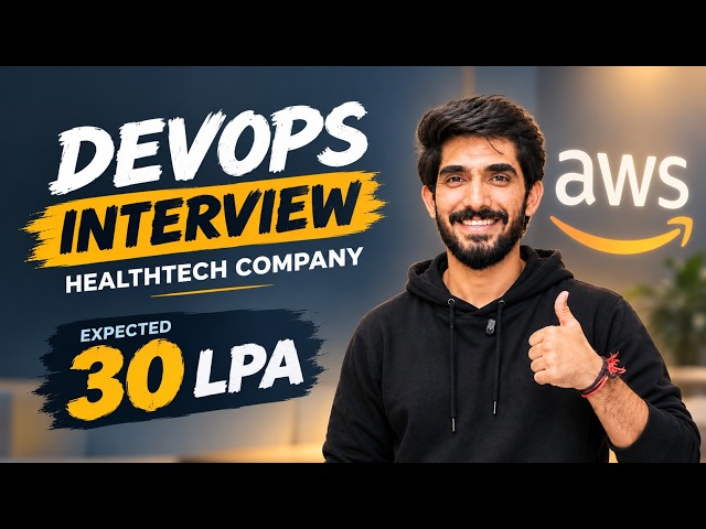 DevOps Live Interview HealthTech - 30 LPA | DevOps | Cloud | #interview #devops #aws #docker #cloud