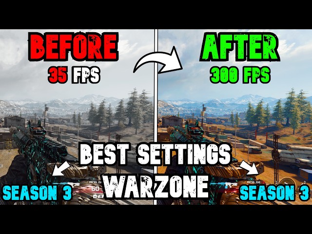 the *NEW* BEST SETTINGS in Warzone! 🎮👑