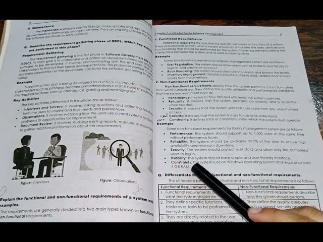 Functional and non functional requirements in detail | 1st year computer science 2025 |