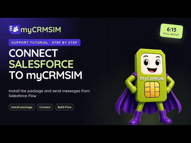 How To Connect Salesforce To myCRMSIM (Full Setup Guide)