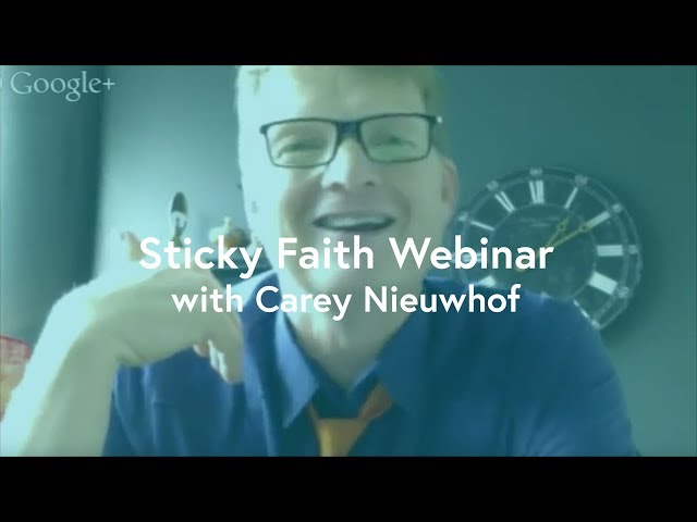 Great ideas for parents in ministry with Carey Nieuwhof