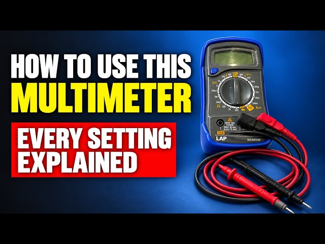 LAP MAS830B Multimeter Explained – What Every Setting Does #electronics