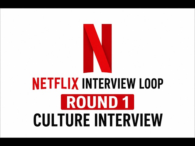 Netflix Interview Loop | Round 1 | Culture Interview |  SE, SSE, PSE