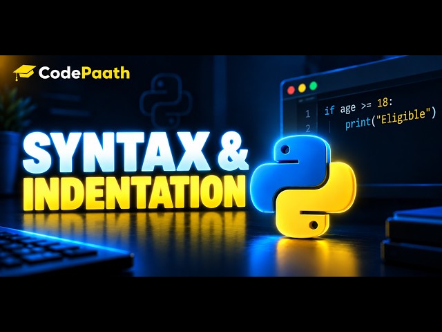 Python Syntax & Indentation Explained