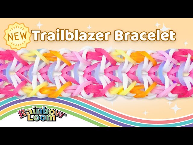 NEW Trailblazer Rainbow Loom Bracelet Tutorial by Angelynn (TutorialsByA™) - Advanced Level Design