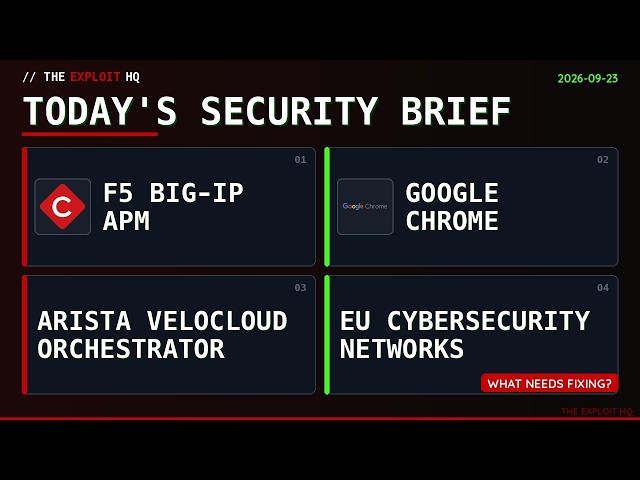 F5 BIG-IP APM Developing Threat + 7 More Fixes
