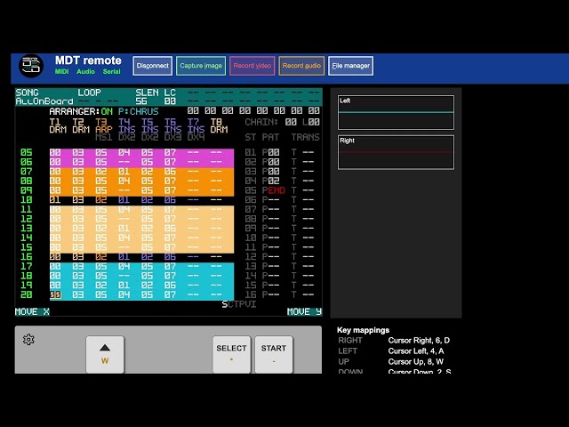 adding arranger keyboard like functions