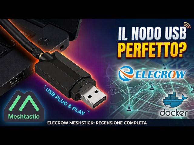 Elecrow Meshstick: The Plug & Play USB dongle for Meshtastic: create a node with Raspberry Pi and...