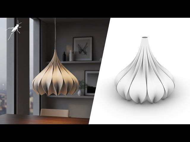 Parametric Pendant Lamp in Grasshopper | Tutorial