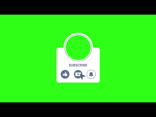 Subscribe and Like Green Screen Animation Template | Aavesh Creations