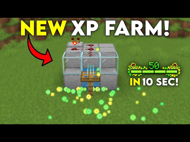 NEW BEST EVER XP FARM in Minecraft Bedrock! (26.1+)