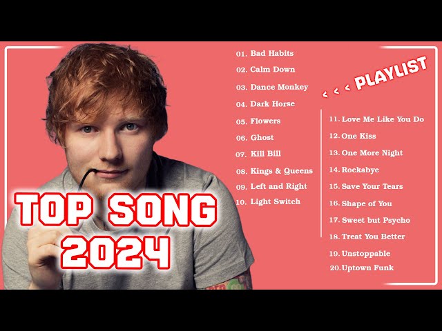 Billboard Hot 100 All Time 💕Top Pop Songs Playslist 2024 || Miley Cyrus, Ed Sheeran, Maroon 5, Shawn