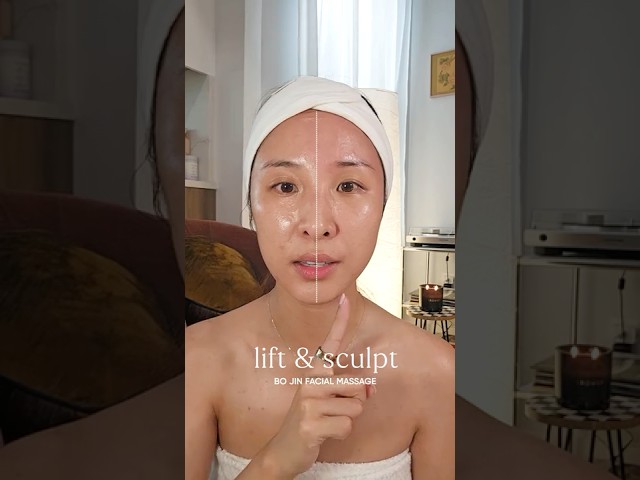 This instant face lift 👀 will SHOCK you | Bo Jin facial massage