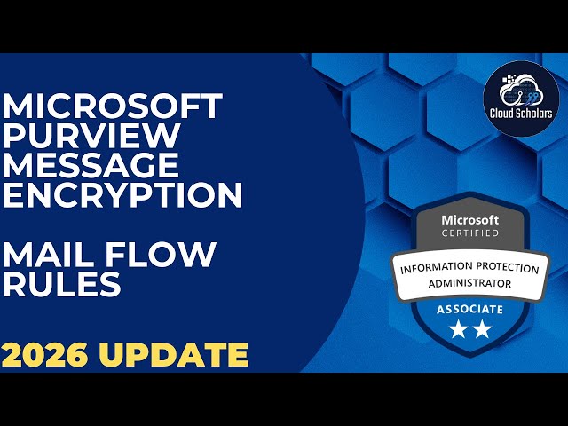 SC 401-Microsoft Purview Encryption and Exchange Mail Flow Rules
