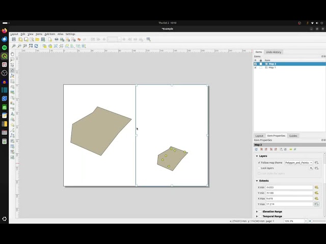 #63  QGIS - How to create multiply maps with the same extent, rotation and scale in a print layout