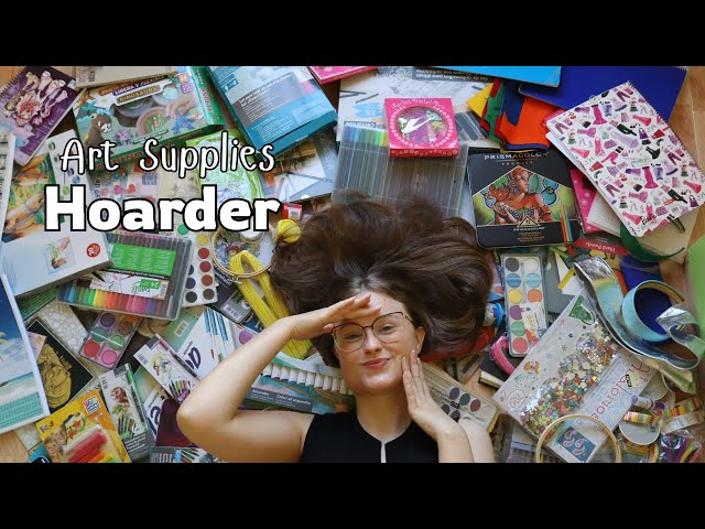 Starting Project Pan | My stash of art supplies