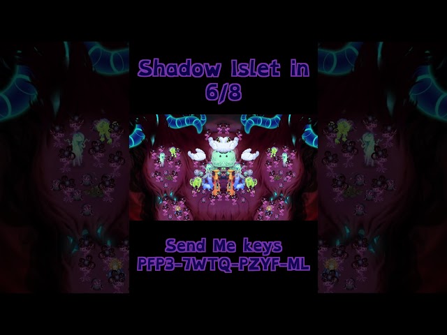 Shadow Islet but it's in 6/8! #shorts #mysingingmonsters #msm #crystalislet