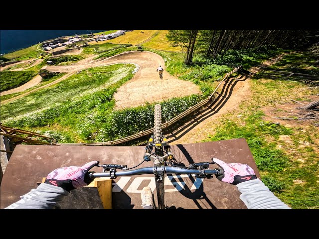 RIDING THE SICKEST NEW MTB FREERIDE LINE!!