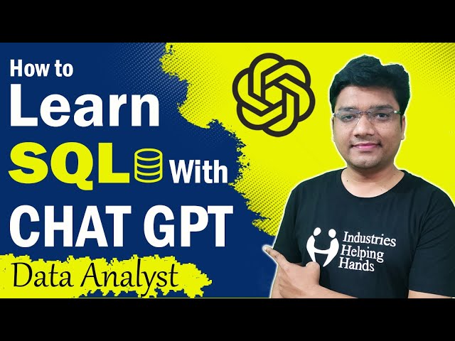How to learn SQL with Chat GPT | MySQL | Data Analyst | Data Science | SQL course | ChatGPT uses