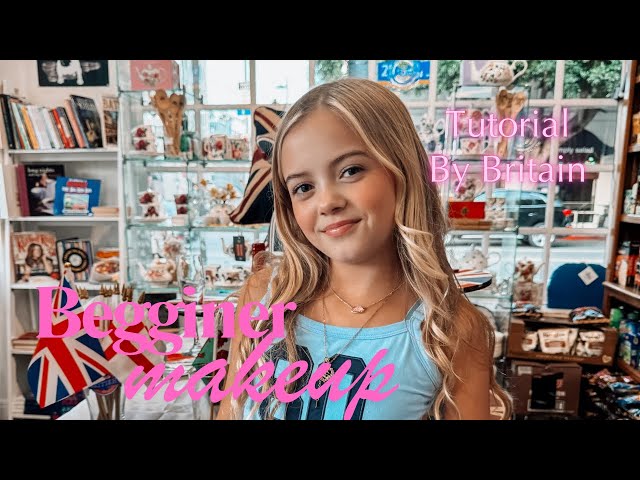 BRITAIN'S BEGINNER MAKEUP TUTORIAL (highly requested video) 😱💋