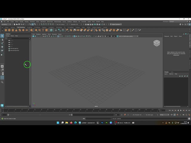 Maya Basics: 1. Maya User Interface