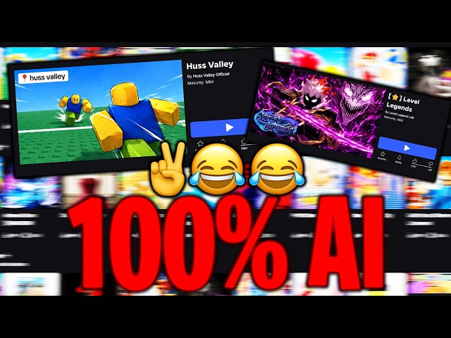 Roblox Games Are Now Turning Into 100% AI...