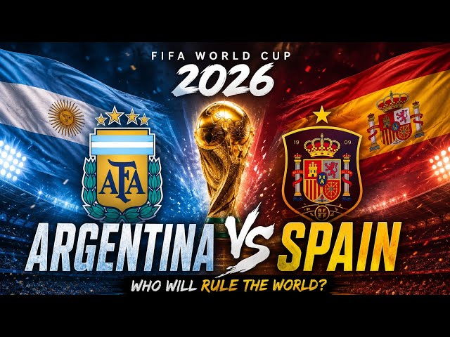 🇦🇷Argentina Vs 🇪🇸Spain  World cup 2026