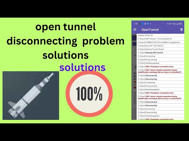 open tunnel disconnect problem||open tunnel connection problem ||open tunnel problem