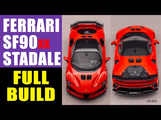 1/24 Ferrari SF90xx Full Build Alpha Models AM02-0084