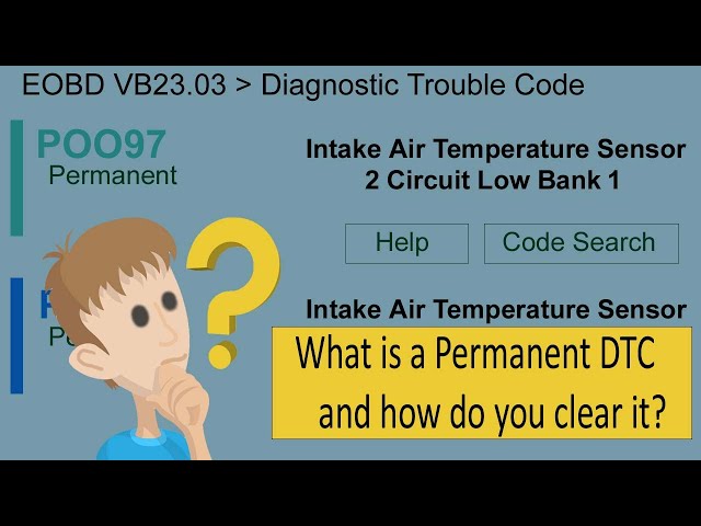 What is a Permanent Diagnostic Trouble Code (PDTC) and how can it be cleared.