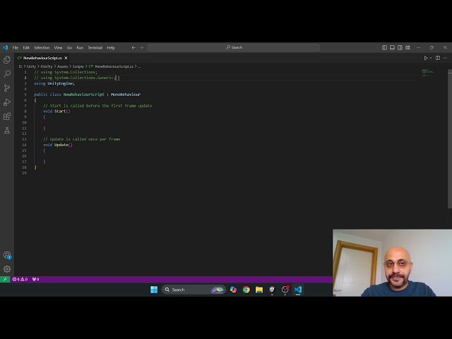 Unity Tutorial 4--Basics of Coding for Unity